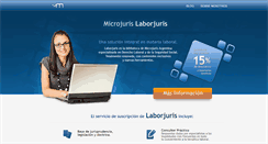 Desktop Screenshot of laborjurisar.microjuris.com