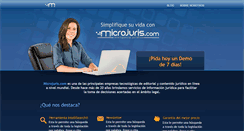 Desktop Screenshot of democl.microjuris.com