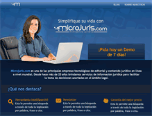 Tablet Screenshot of democl.microjuris.com