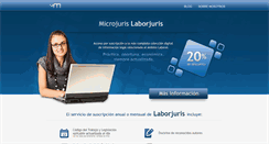 Desktop Screenshot of laborjuriscl.microjuris.com